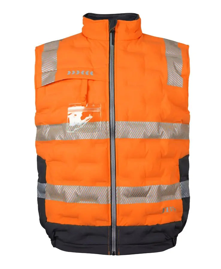 Jb's Hi Vis Graphene Puffer Taped Vest 6DGV JB'S Wear